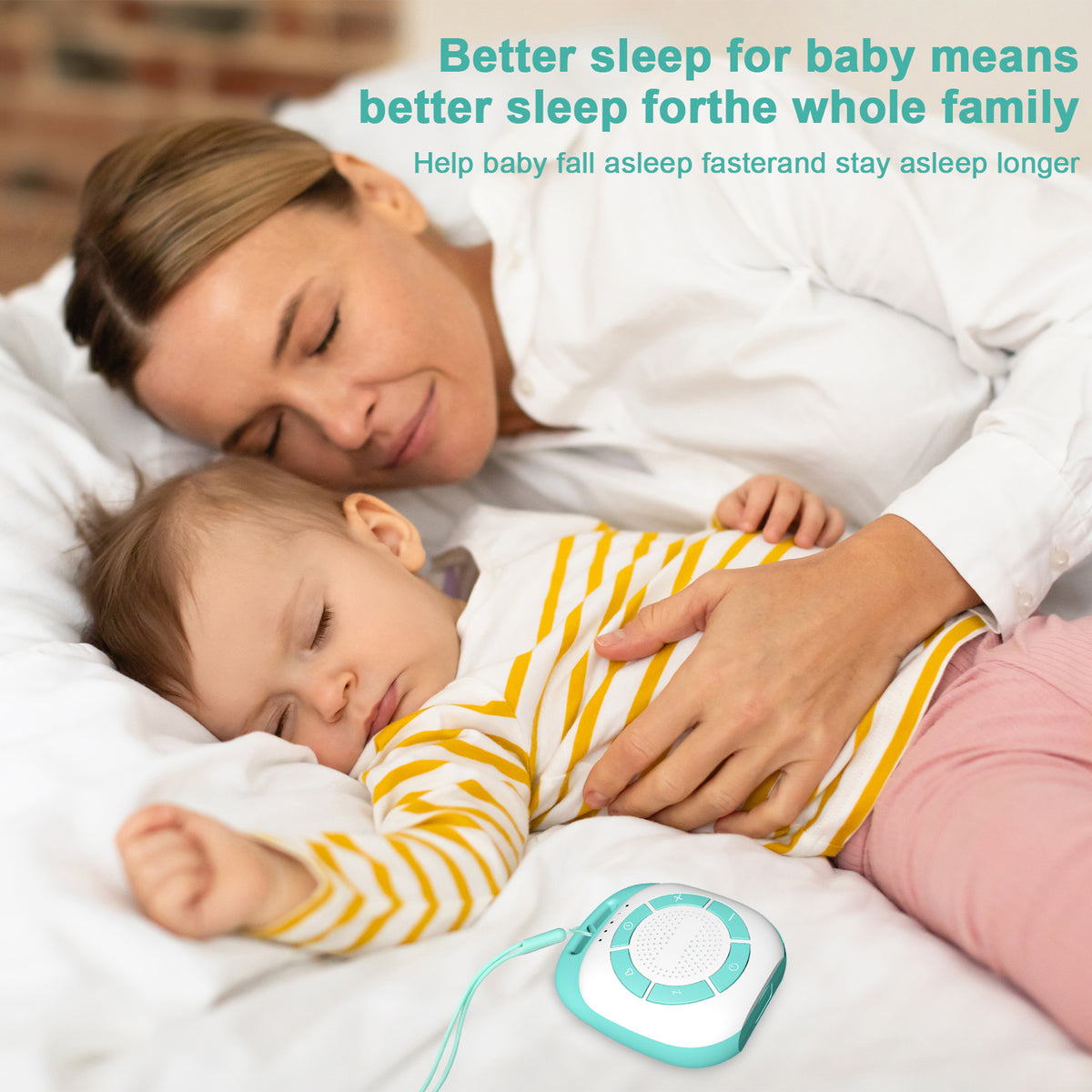 Wetene Mini White Noise Machine for All Ages, Best for Worldwide Trave ...