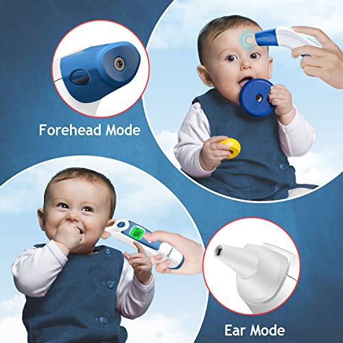 Digital Infrared Thermometer for Fever, Ear Thermometer with Fever Ind