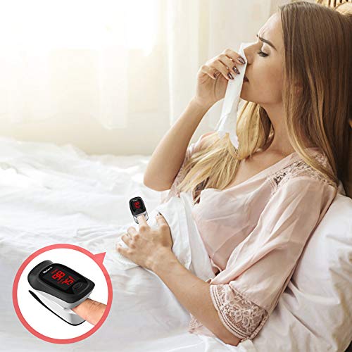 Metene Fingertip Pulse Oximeter, Blood Oxygen Saturation Monitor